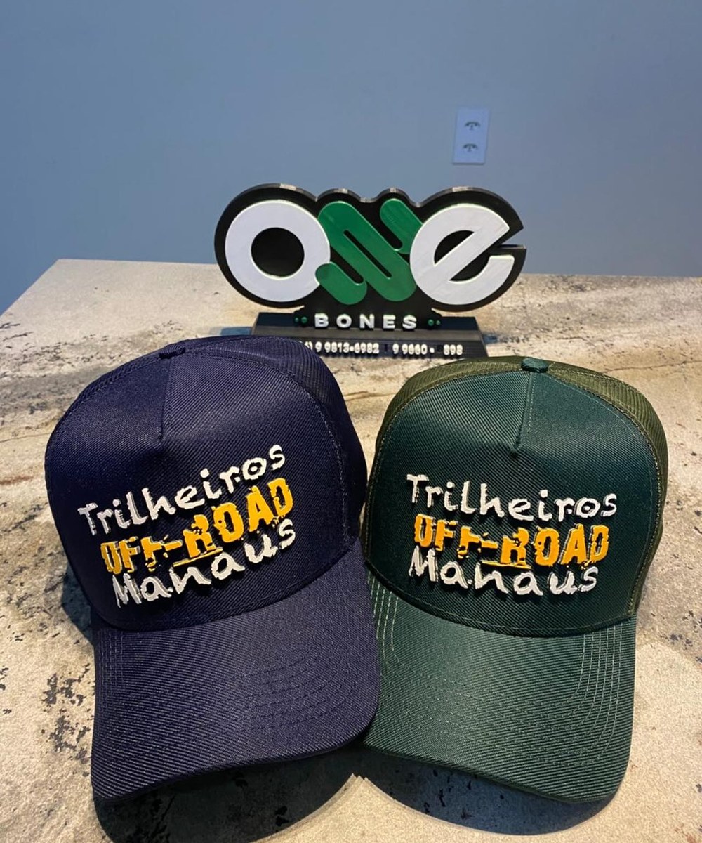 Bonés personalizados bordados para projeto com identidade agro